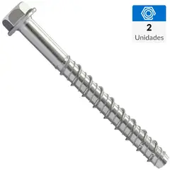 MAMUT - Perno para hormigon antisismico M10 x 100 mm zincado 2 unid