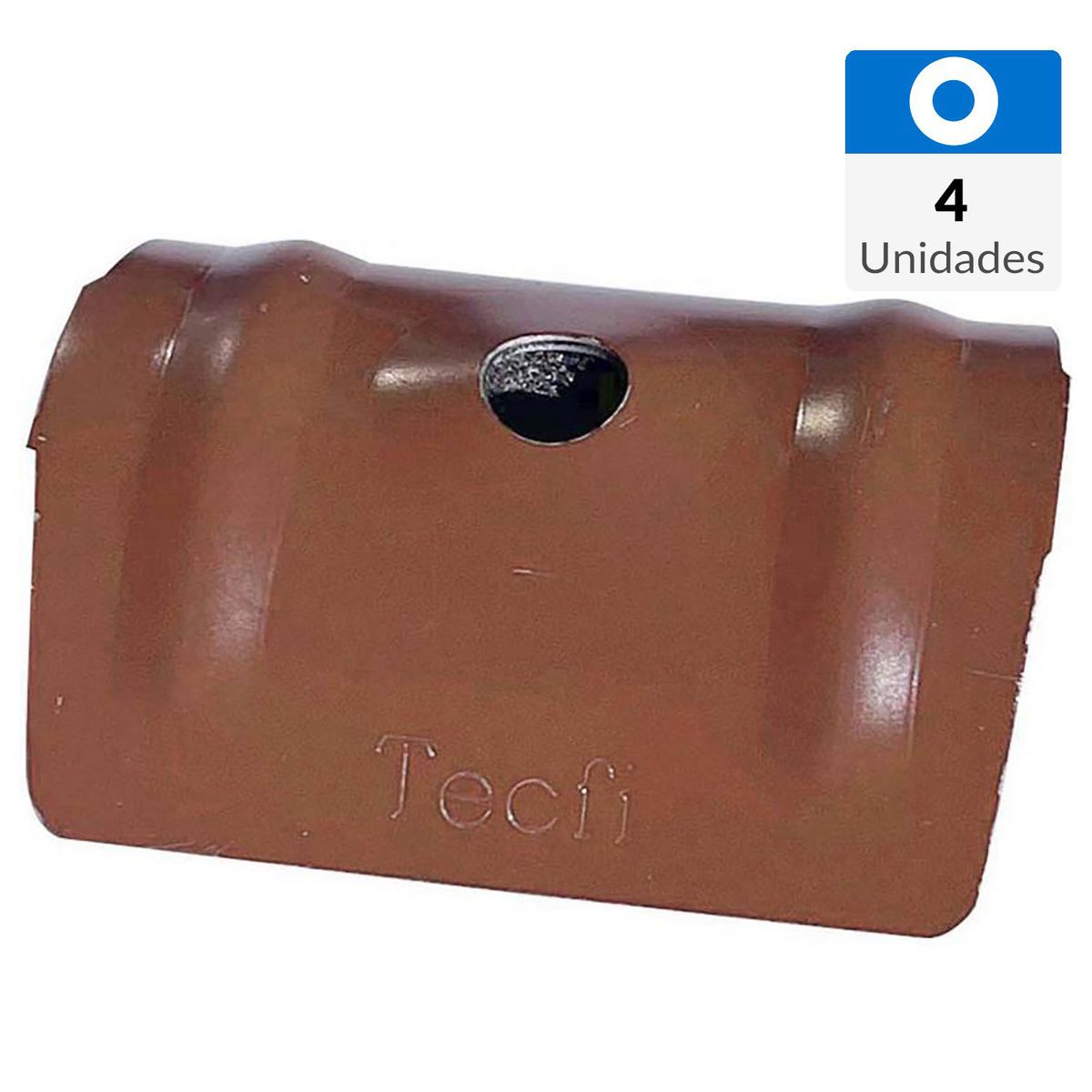 MAMUT - Golilla curva acero y epdm 6.5 café 4 unid