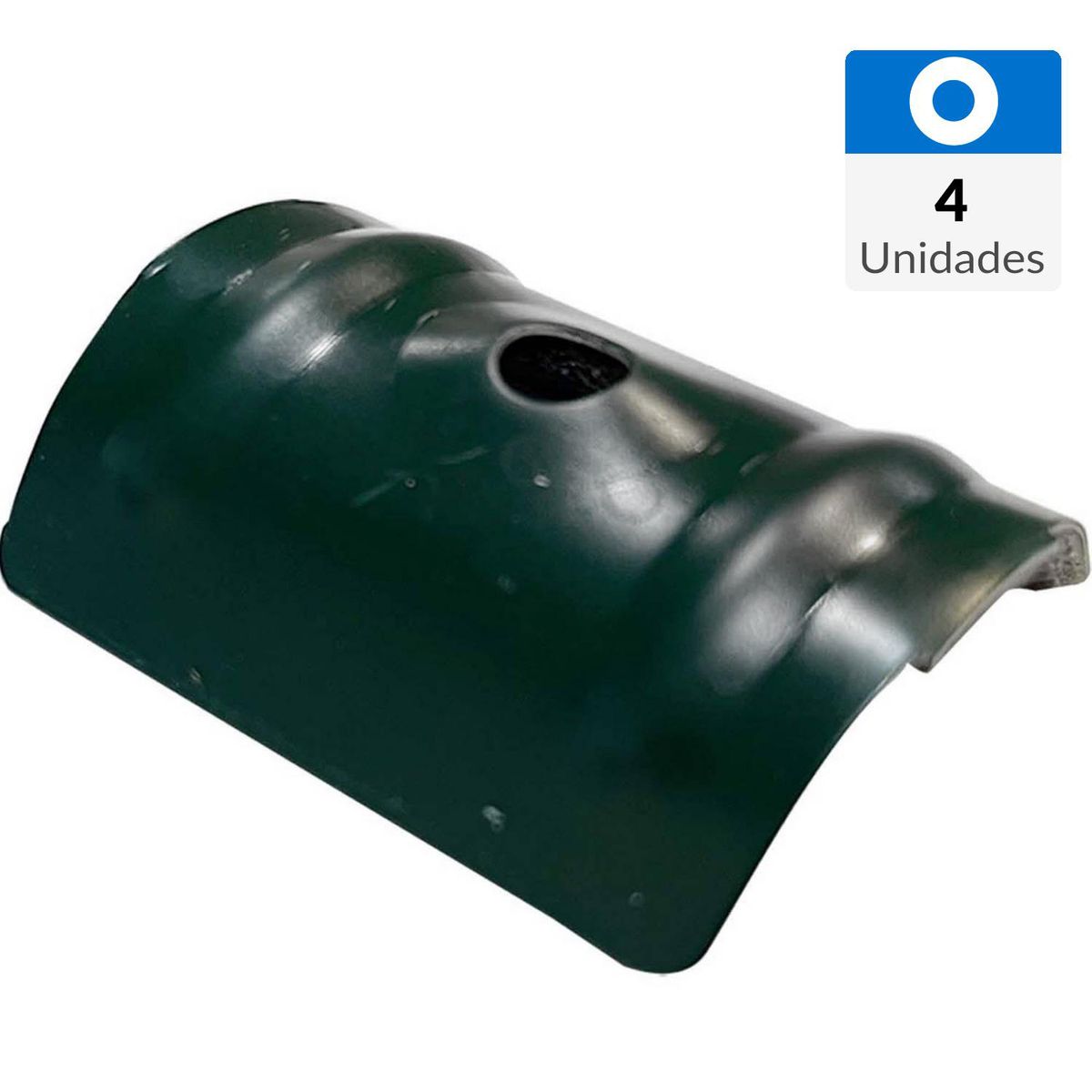 MAMUT - Golilla curva acero y epdm 6.5 verde 4 unid