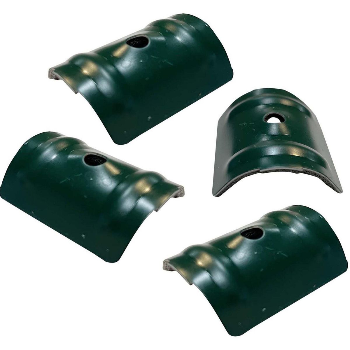 MAMUT - Golilla curva acero y epdm 6.5 verde 4 unid