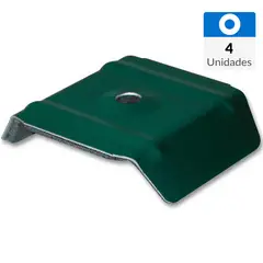 MAMUT - Golilla tipo k-35. acero y epdm 6.5 verde 4 unid