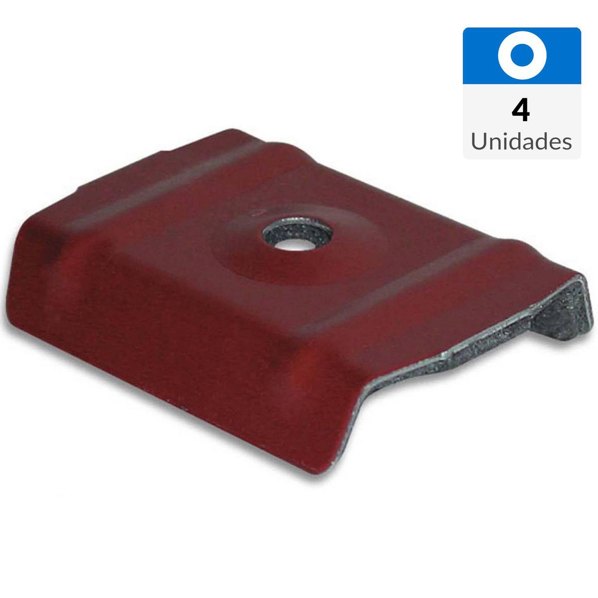 MAMUT - Golilla tipo k-35. acero y epdm 6.5 rojo 4 unid