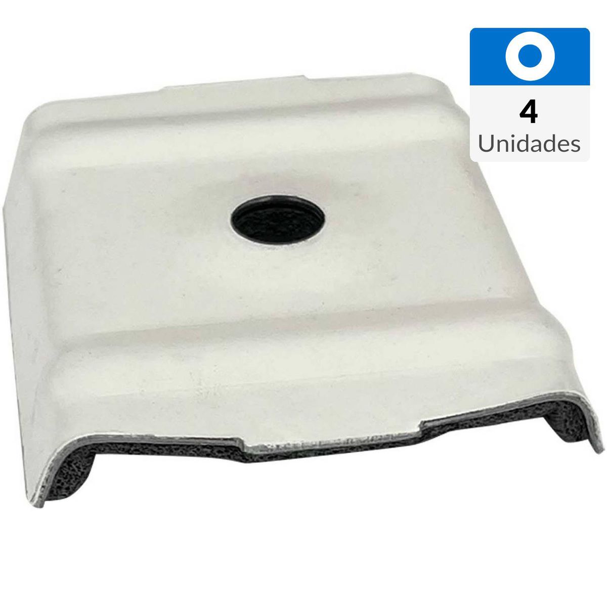 MAMUT - Golilla tipo k-35. acero y epdm 6.5 blanco 4 unid