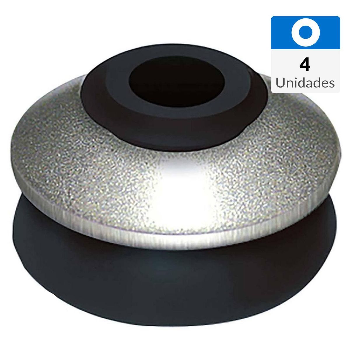 MAMUT - Golilla paragua 6 x 25 mm acero inoxidable 4 unid