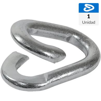 Eslabon para union de cadena M8 x 37 mm zincado 1 unid