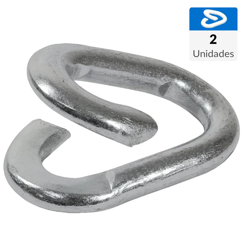 MAMUT - Eslabon para union de cadena M4 x 20 mm zincado 2 unid