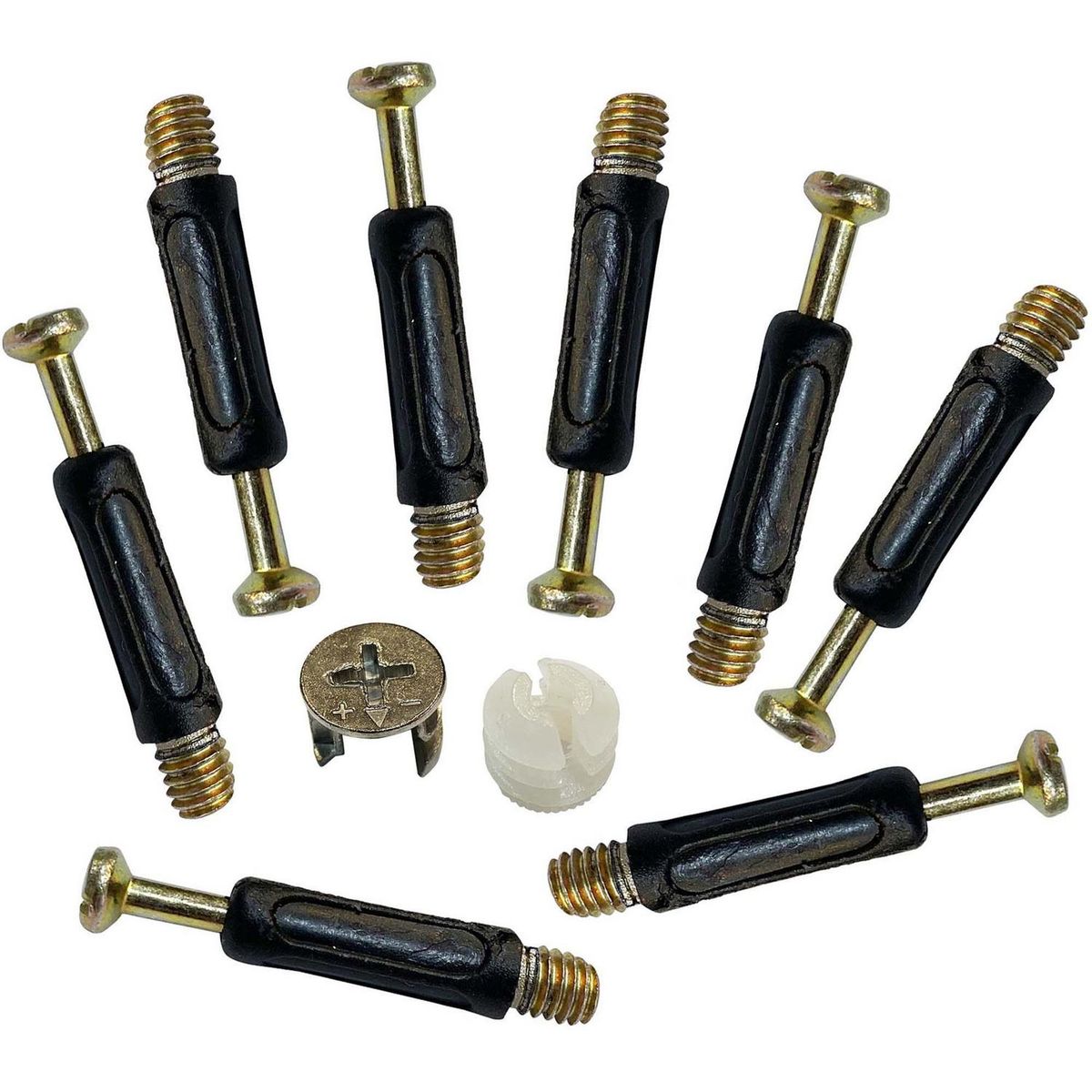 MAMUT - Kit tuerca + conector largo 35 mm 8 unid