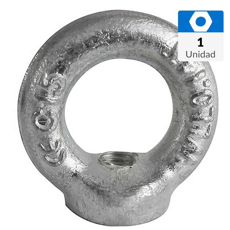 MAMUT - Tuerca ojo elevacion hilo interior M16 x 35 mm zincado 1 unid