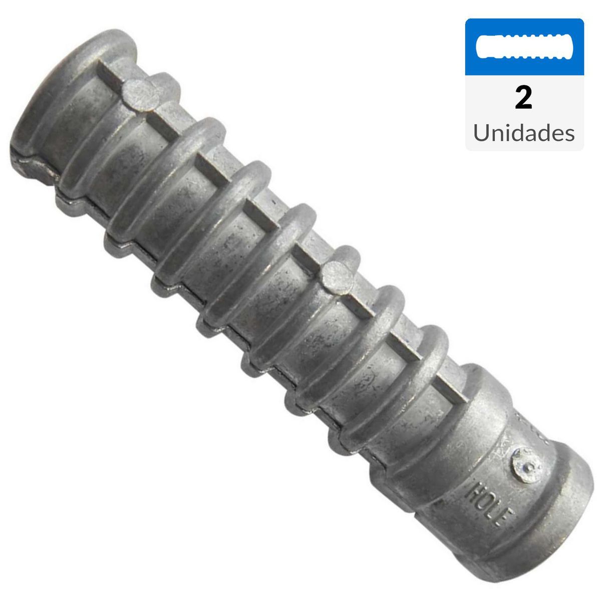 MAMUT - Taco anclaje zamac 1/4 x 1"  2 unid