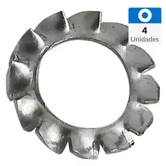 MAMUT - Golilla estrella dentado exterion 1/4  4 unid