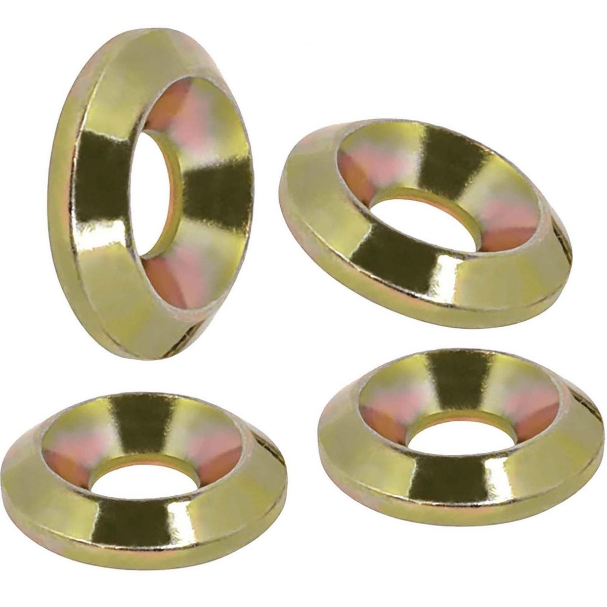 MAMUT - Golilla conica para tornillo 9,5 x 25 mm zincado amarillo 4 unid