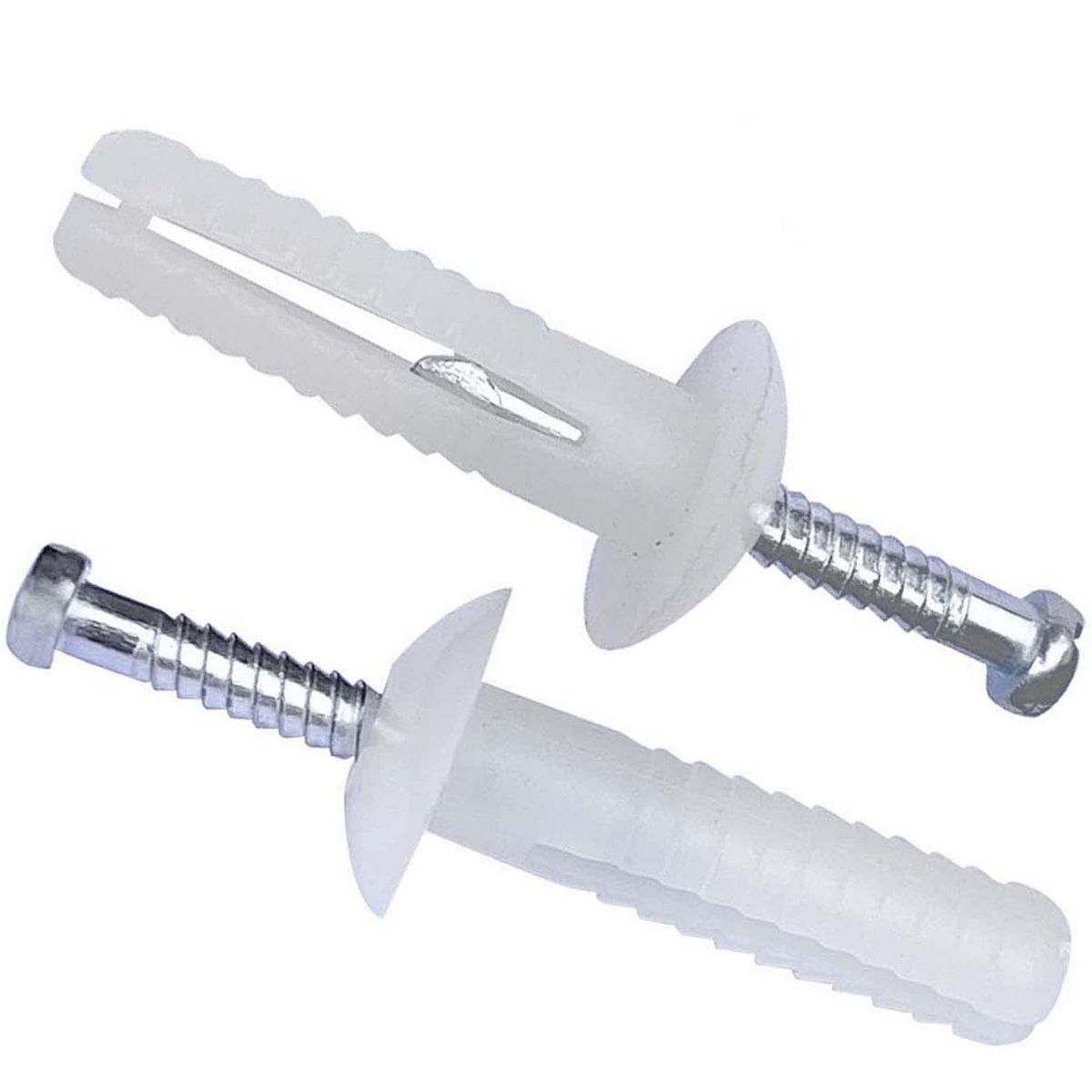 MAMUT - Taco golpe nylon 1/4 x 1 1/2 zincado 2 unid