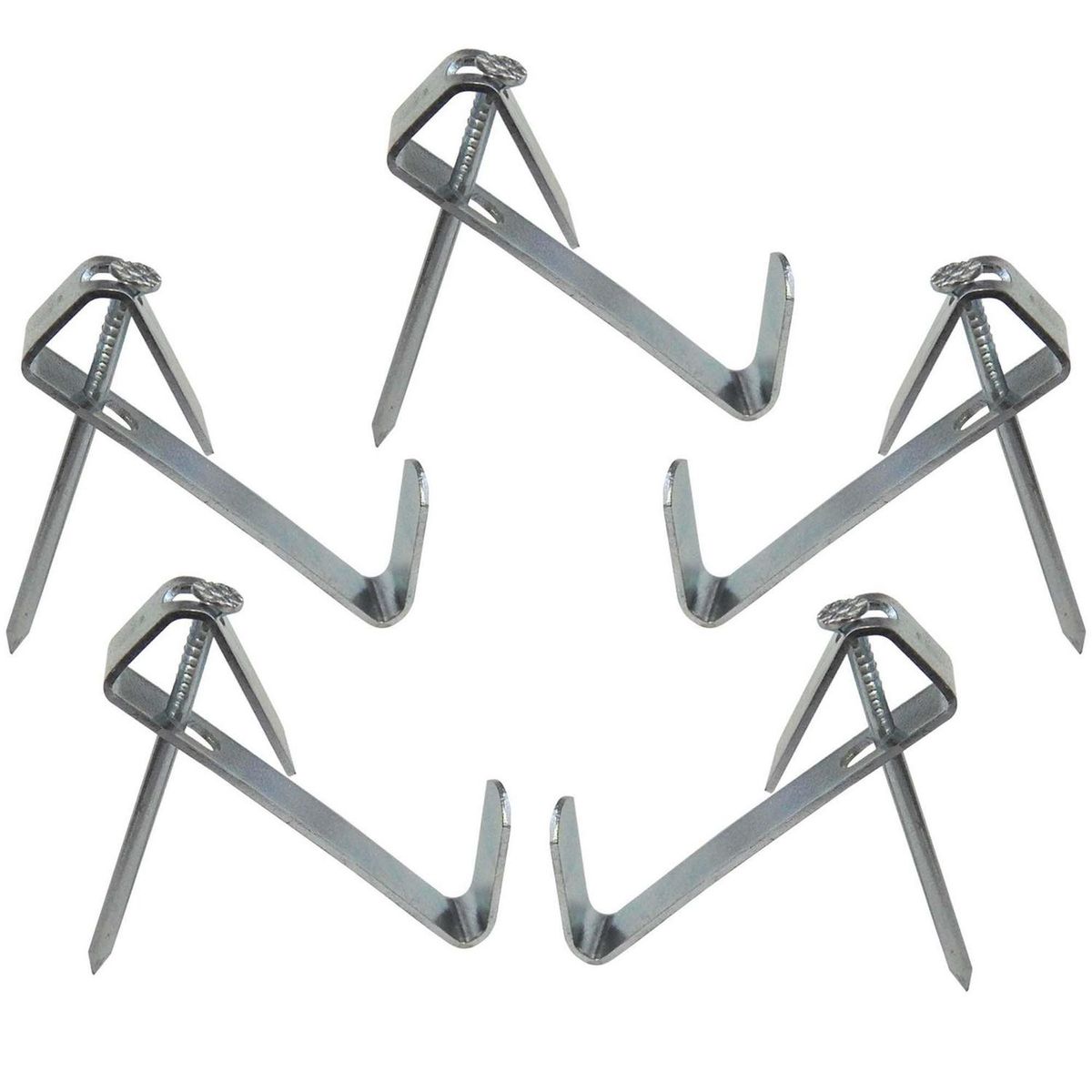 MAMUT - Soporte simple M7 x 37 mm capacidad 9,0 kilos 5 unid