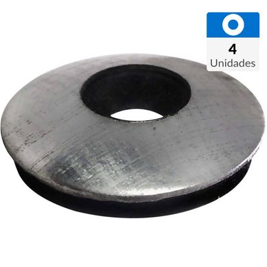 Golilla acero + epdm 1/4 x 16 mm 4 unid