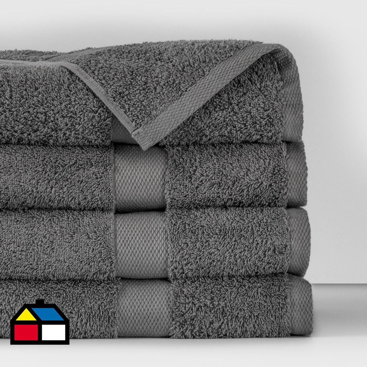 CANNON - Toalla Visita 500 gr Algodón 30x50 cm Gris