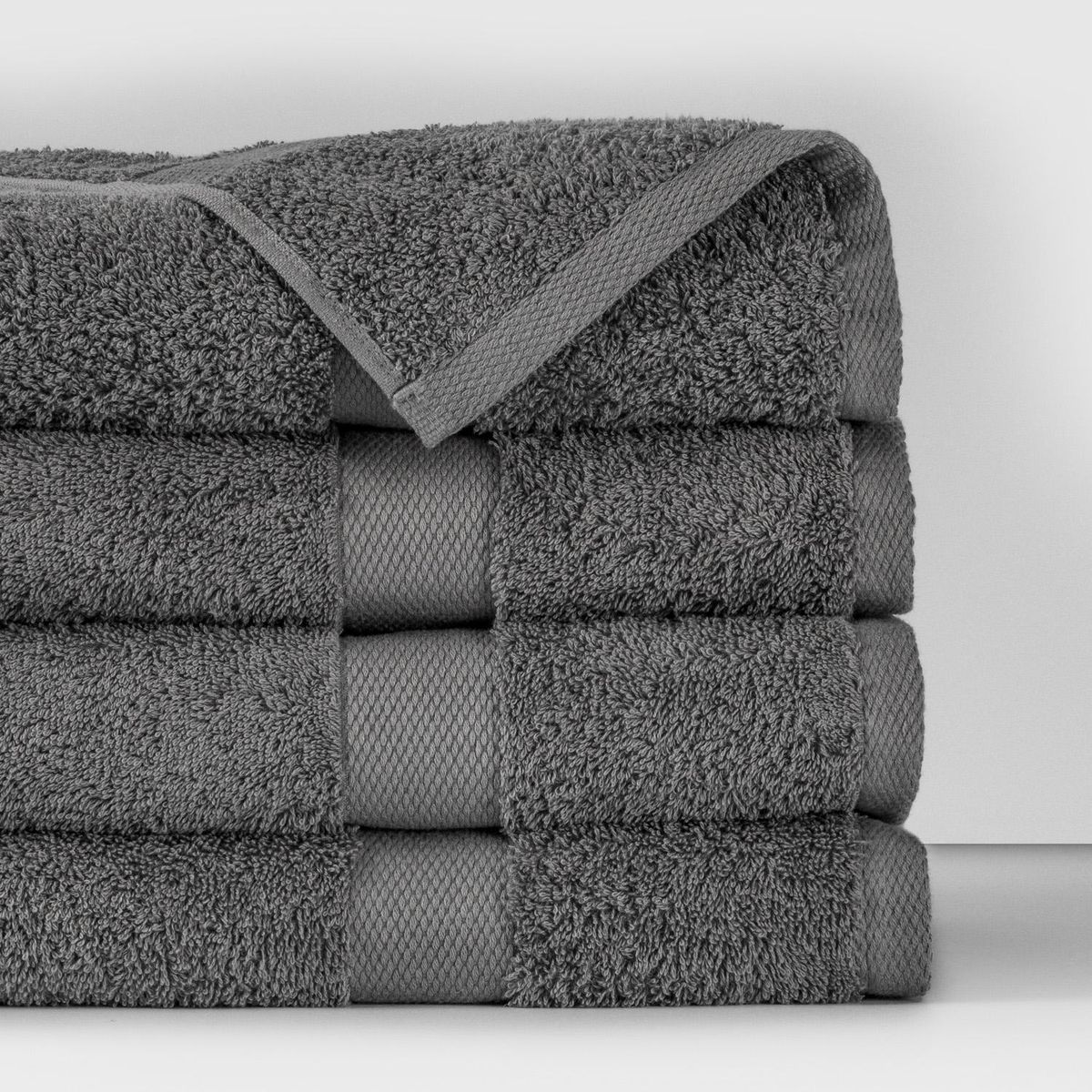 CANNON - Toalla Visita 500 gr Algodón 30x50 cm Gris