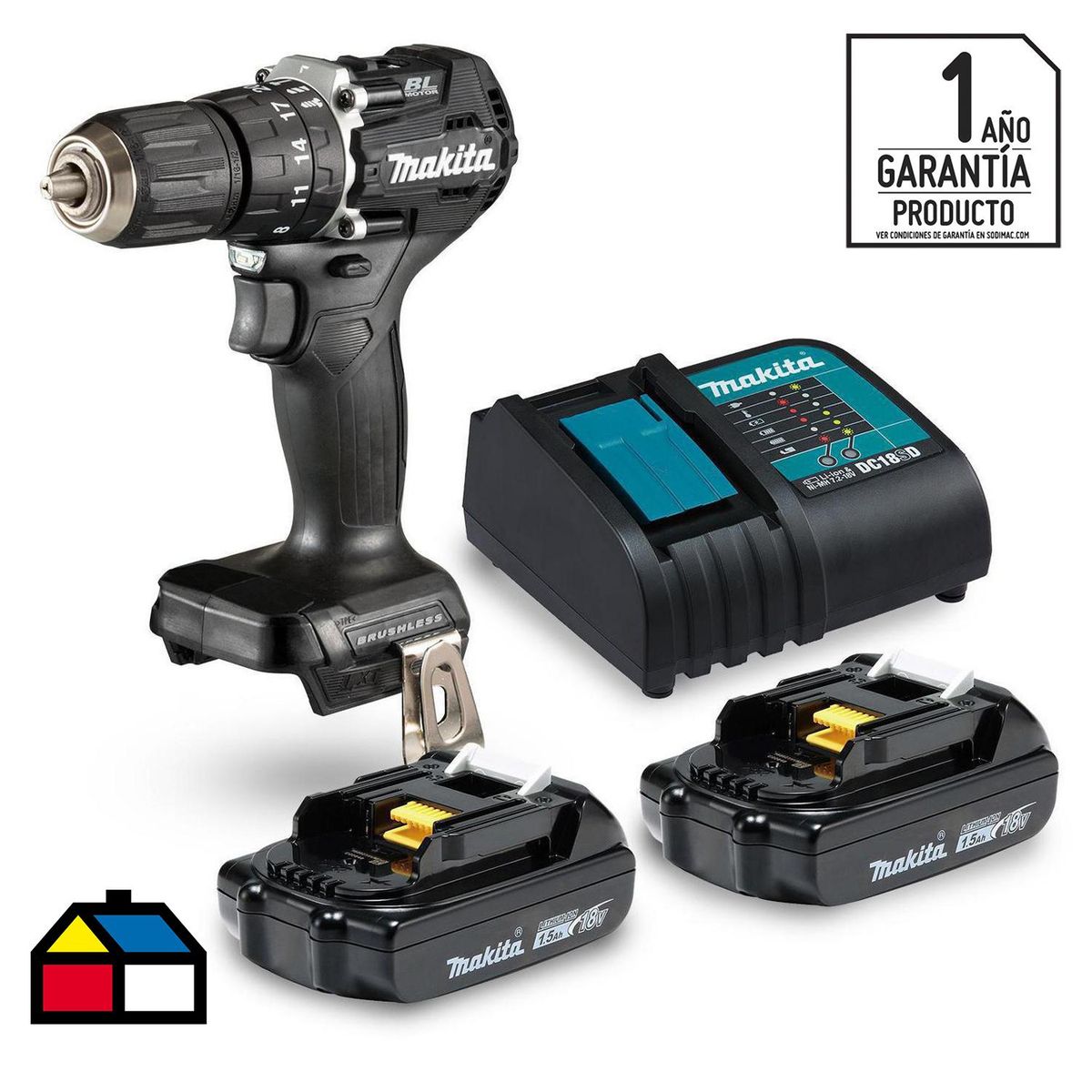 MAKITA - Taladro 13 mm 18 V