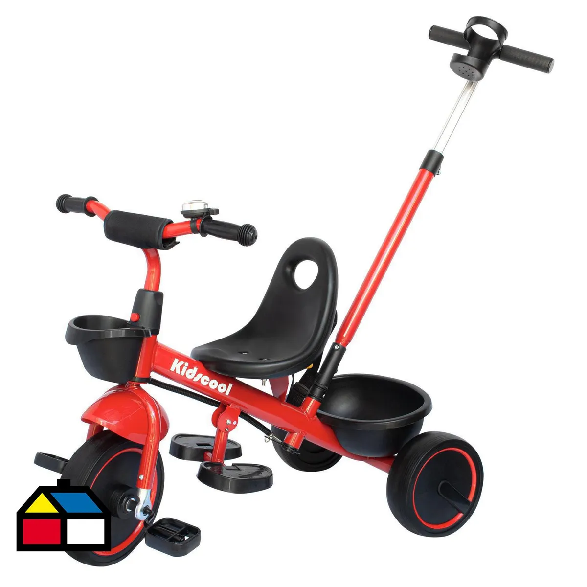 KIDSCOOL - Triciclo Maxi Rojo Desde 18 meses