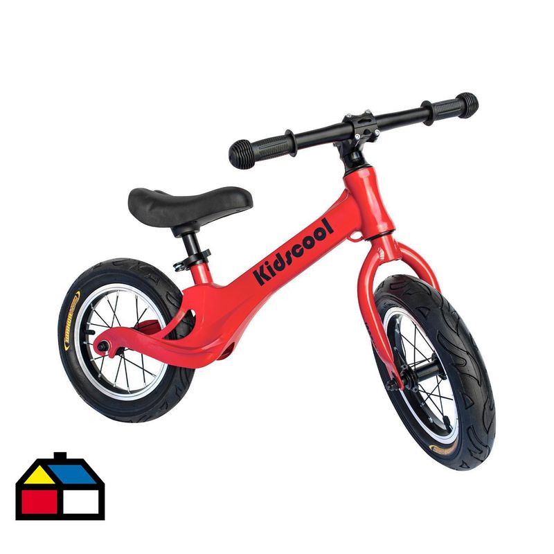KIDSCOOL - Bicicleta rojo  Balance evolucion aro 12