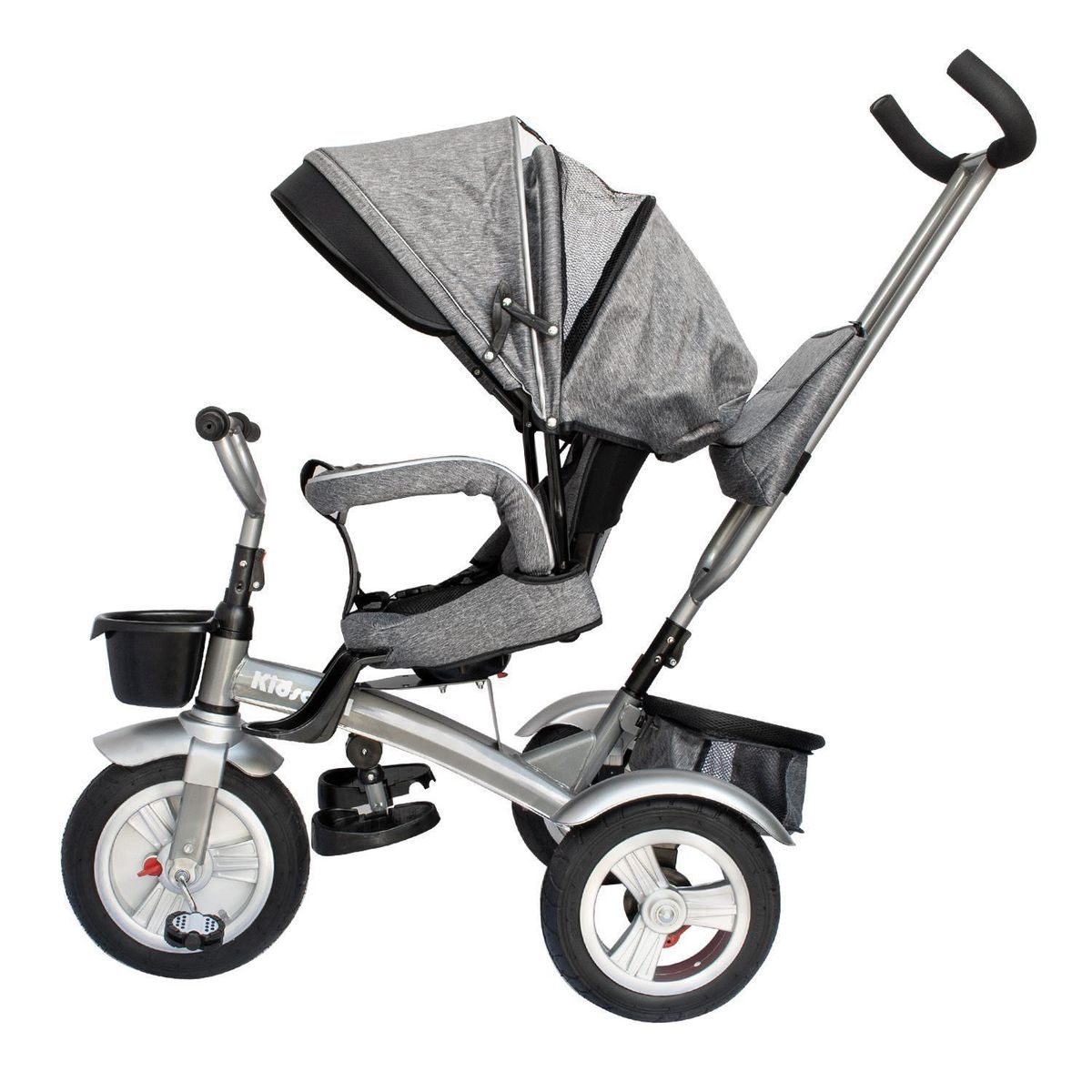 KIDSCOOL - Triciclo Infantil Multifuncional City 360 Gris Desde 1 año