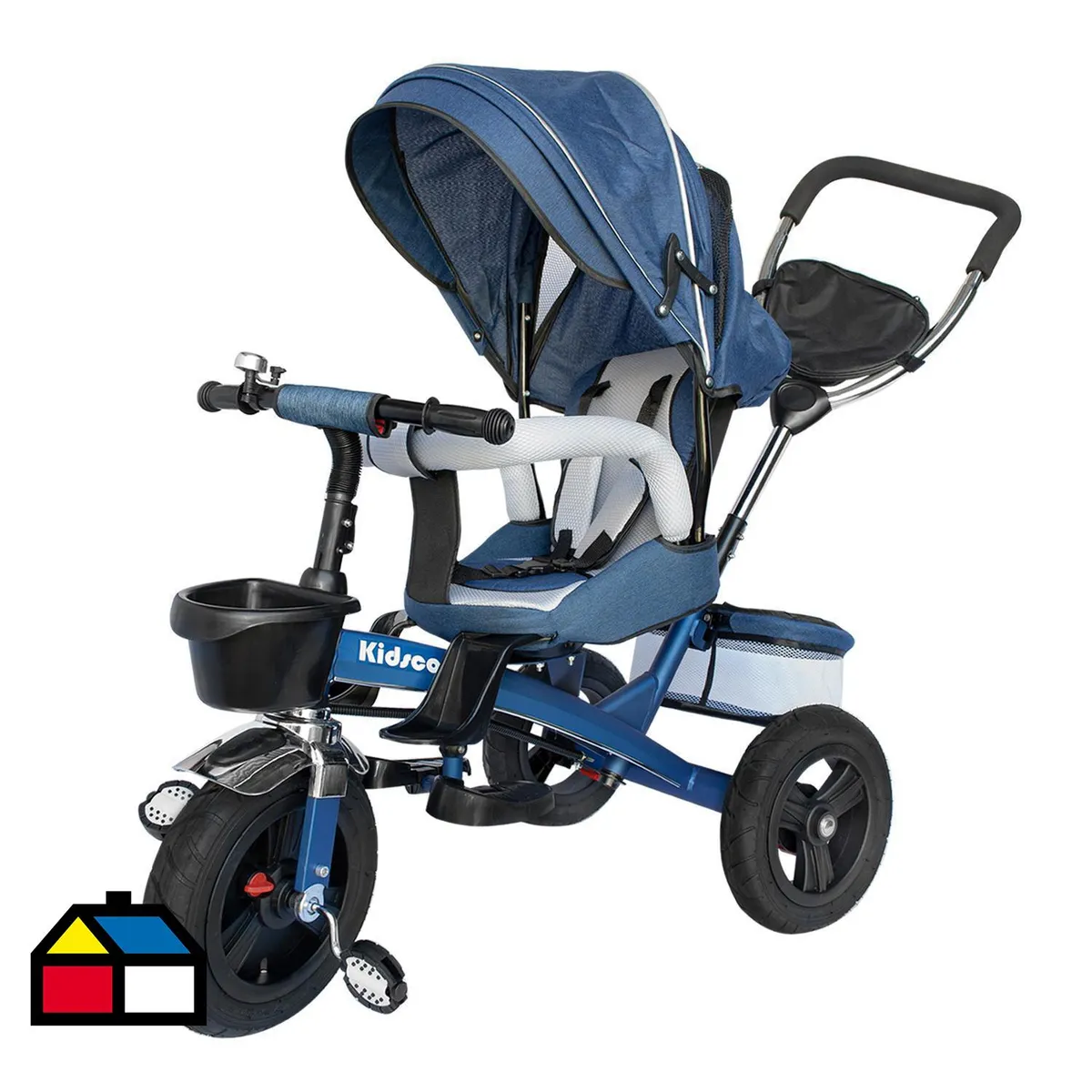 KIDSCOOL - Triciclo Urban 360 Azul Desde 1 año