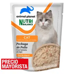 ANIMAL PLANET - Alimento húmedo para gato 85 gr pollo salmon
