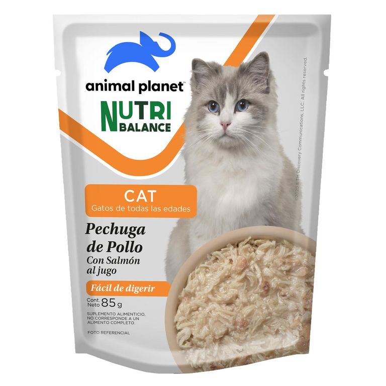 Alimento húmedo para gato 85 gr pollo salmon