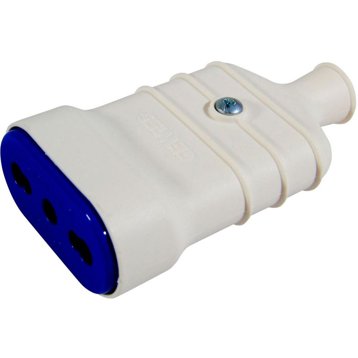 GEWISS - Enchufe hembra volante 2p+t 10 a 16 A Blanco