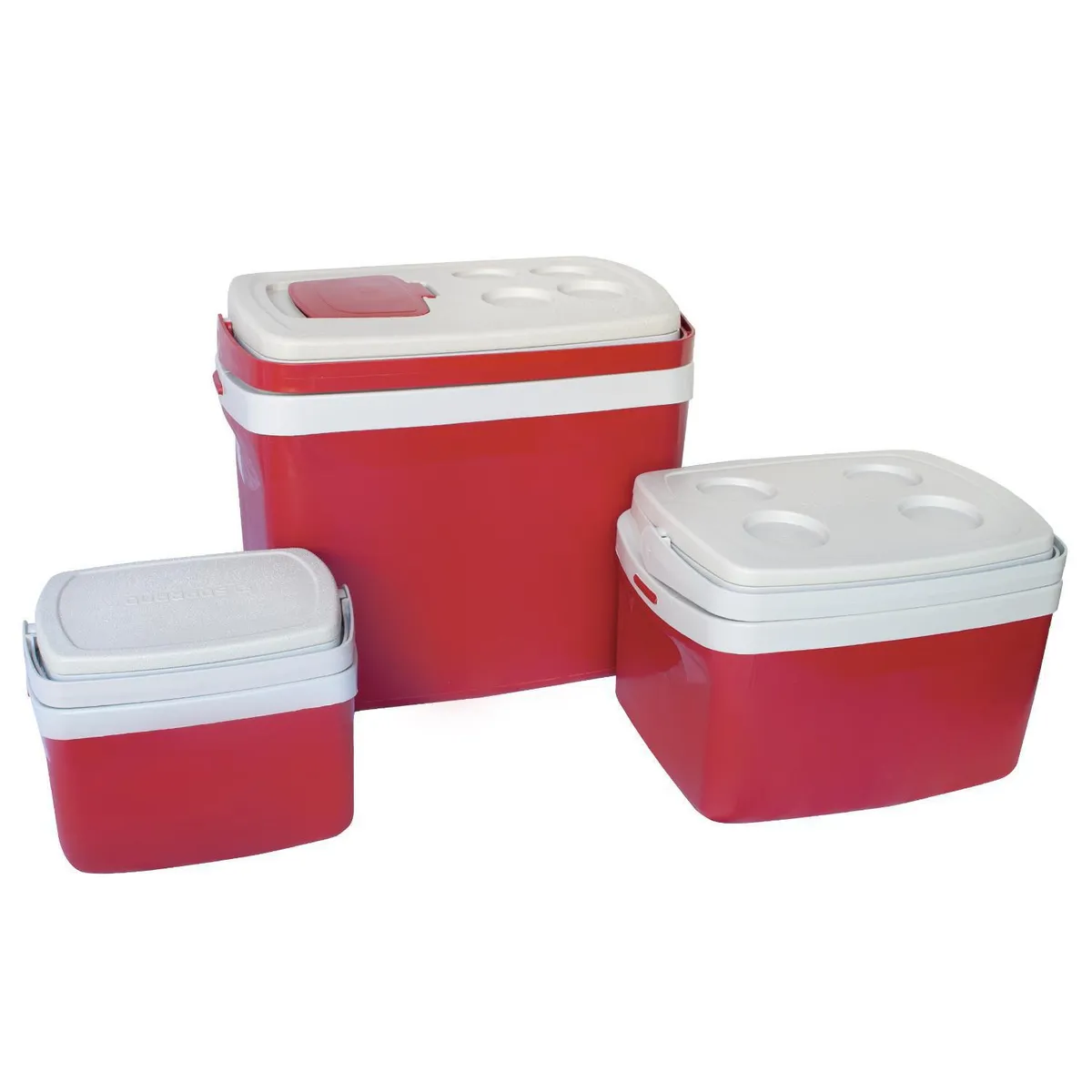LIVE SPORT - Set 3 Cooler 32, 12 y 5 l Rojo