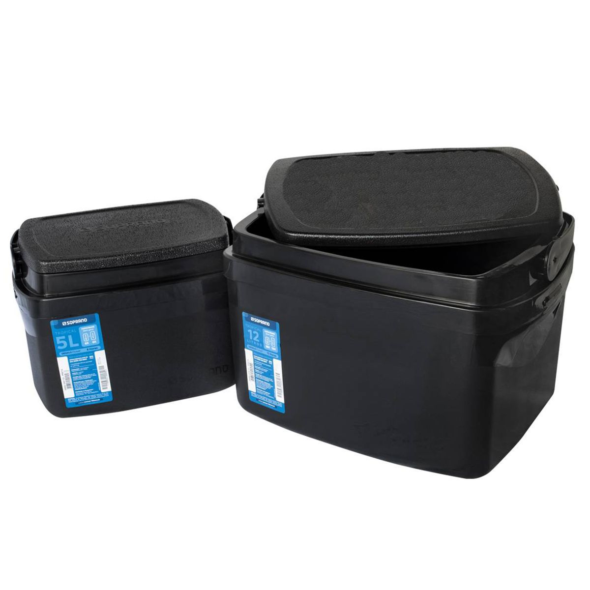 LIVE SPORT - Set 2 Cooler 12 y 5 l Negro