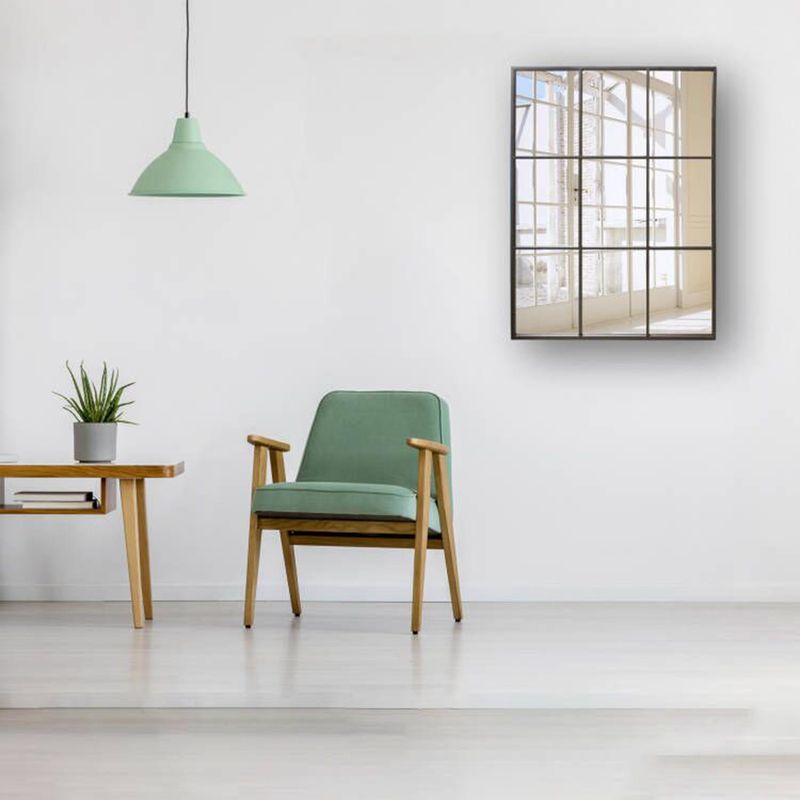 RONDA - Espejo cuadriculado 60x120 cm