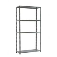 Estante Acero 4 Nivel(es) 75x145x30 cm Gris