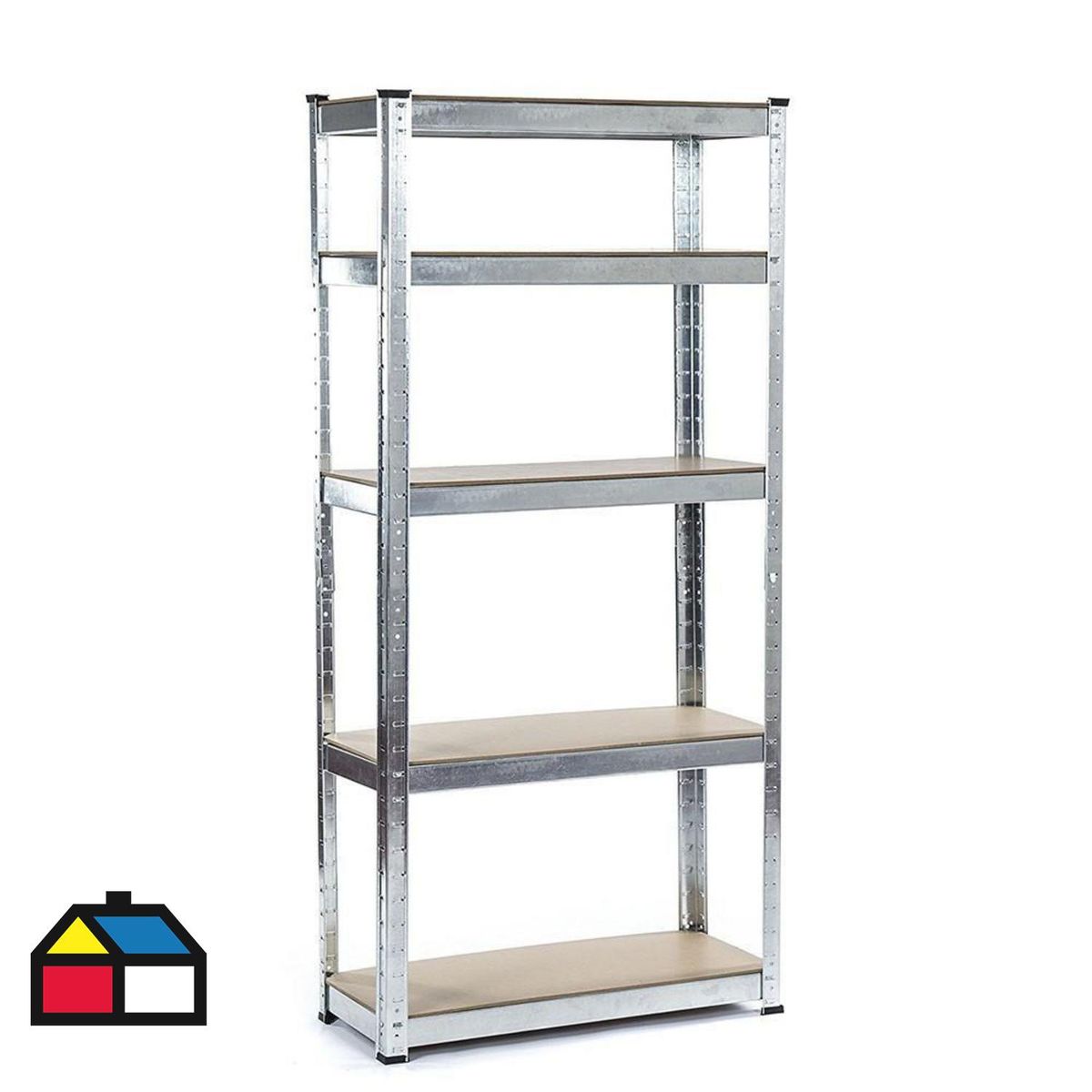 METALBREIN - Estante Acero 5 Nivel(es) 70x150x30 cm Gris