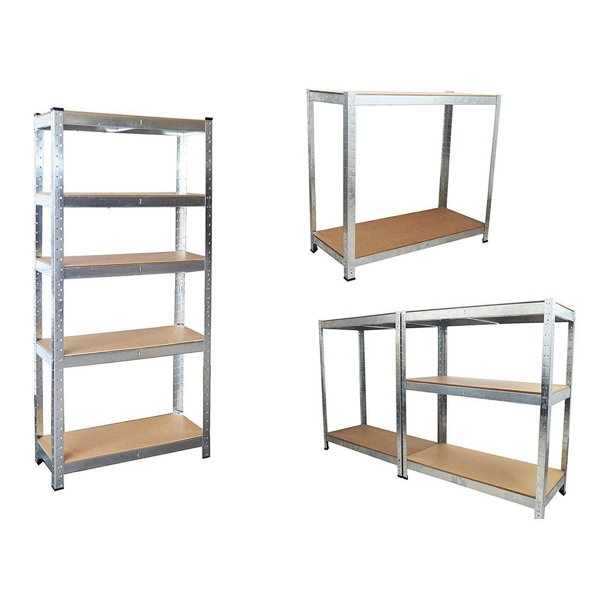 METALBREIN - Estante Acero 5 Nivel(es) 70x150x30 cm Gris