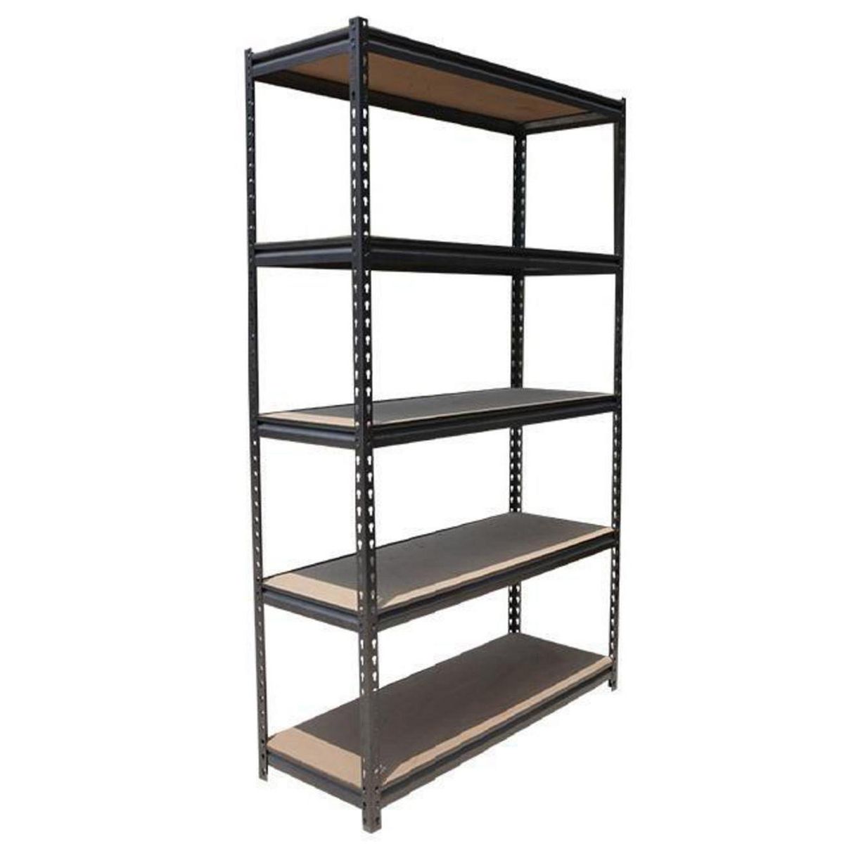 METALBREIN - Estante MDF 5 Nivel(es) 91x183x45 cm Negro