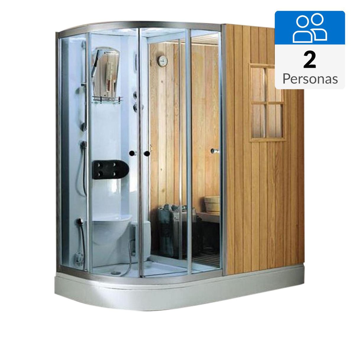 NORGLAS - Cabina Sauna Puyehue 100x180x220 cm
