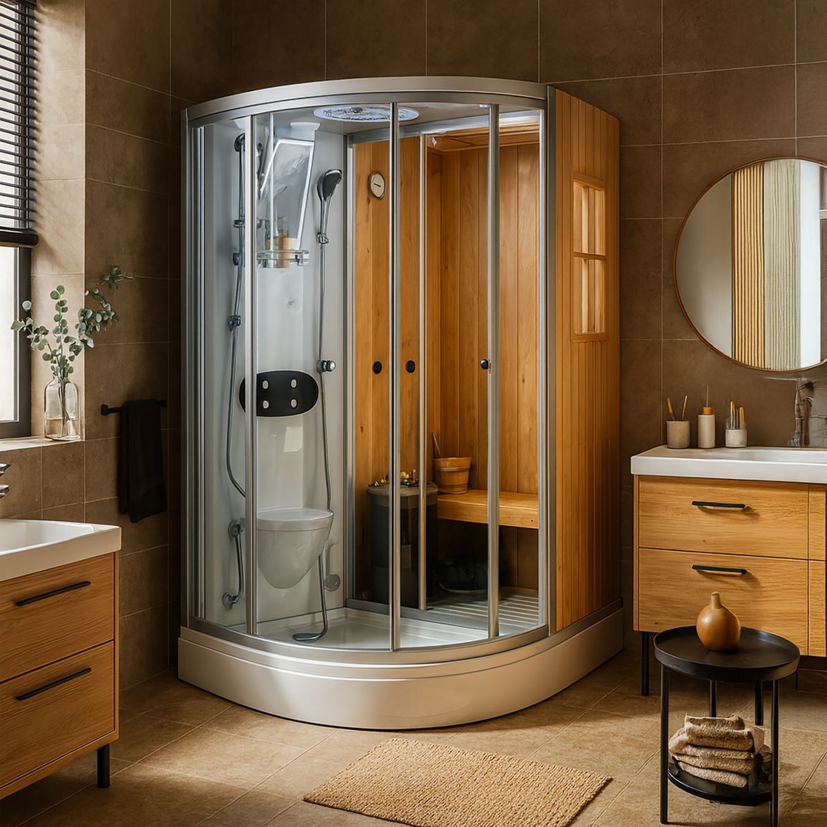 NORGLAS - Cabina Sauna Puyehue 100x180x220 cm