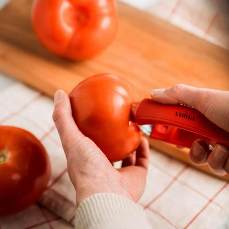 CUINA - Desgarrador de Tomate Cuina y para Cocina Rojo