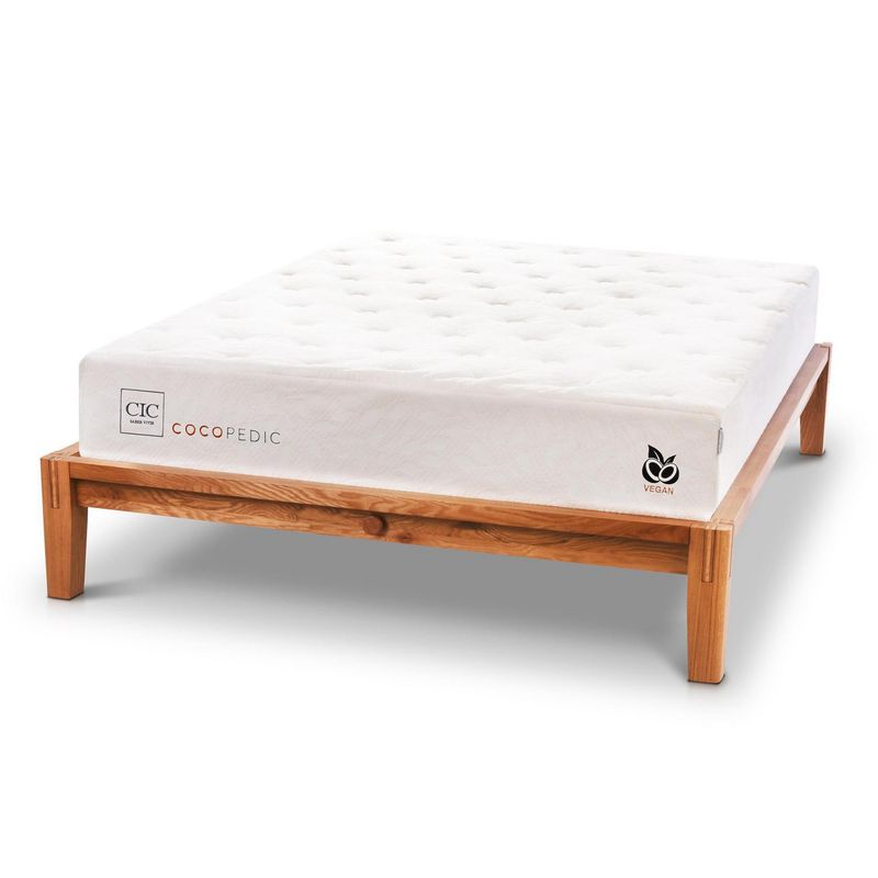 CIC - Cama King Oak Cocopedic  Blanco invierno