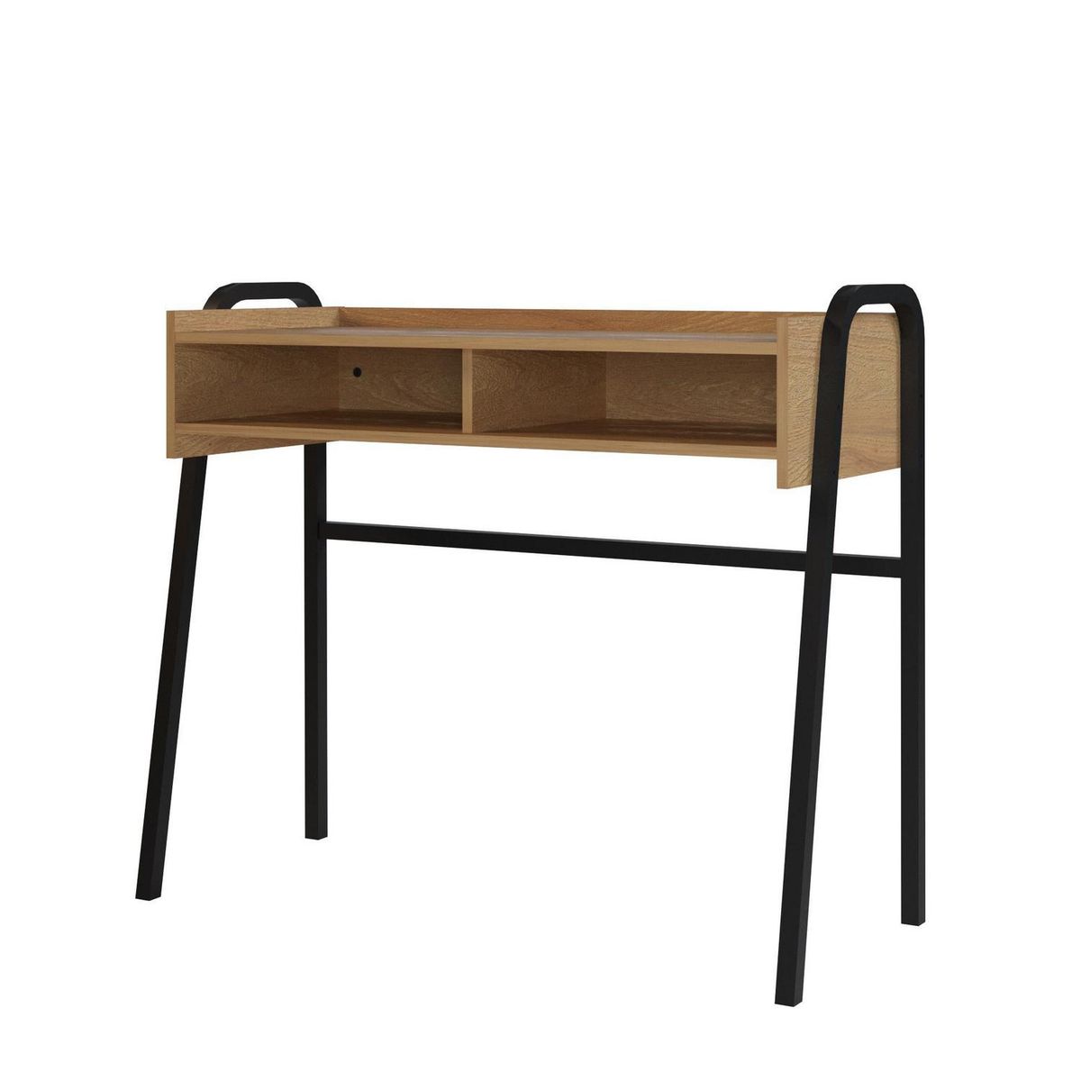 SILCOSIL - Escritorio Amsterdam 100x86x42 cm Madera - Negro