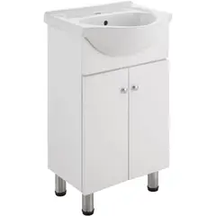 DUSCHY - Combo mueble baño blanco 50x82x43 grifería EKO