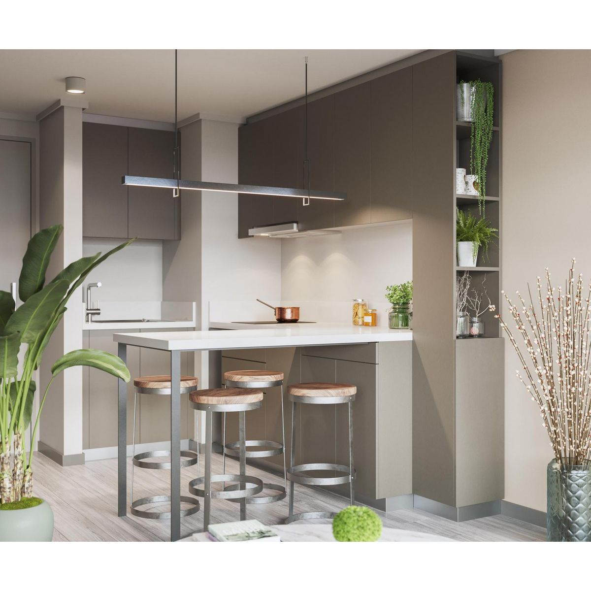 VESTO - Melamina Titanio 15 mm 183x250 cm