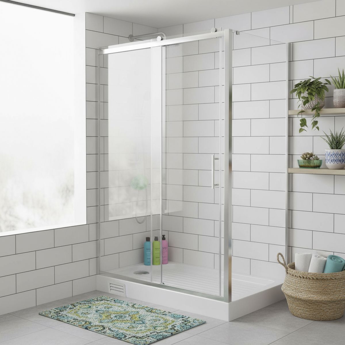 BRIGGS - Receptáculo acril c/registro 130x72cm