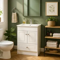 Kit mueble vanitorio B60-PHB P 60x47x80 cm