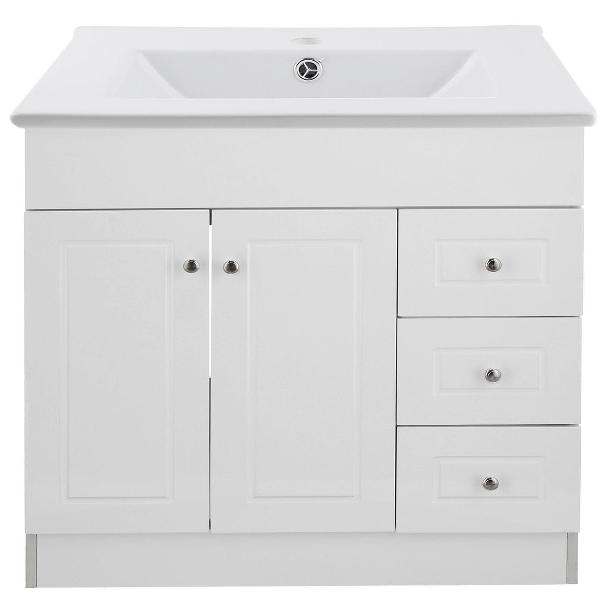 DOMSA - Kit mueble vanitorio B100PHD-B P 100x47x80cm