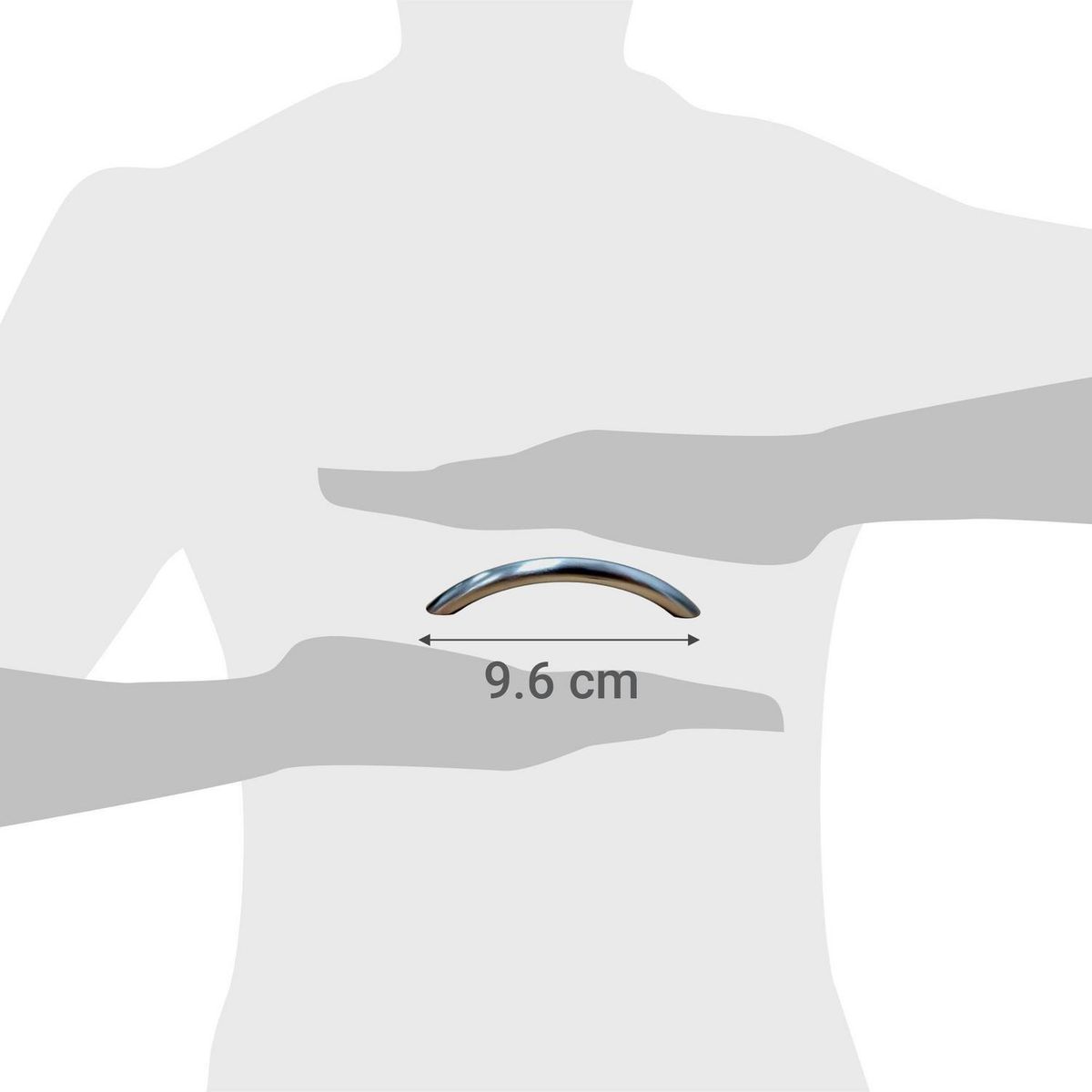 KUTZ - Tirador metálico venecia 96 mm