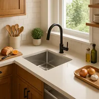 Lavaplatos Bajo Cubierta 1 Cubeta(s) 43x25x40 cm Acero inoxidable