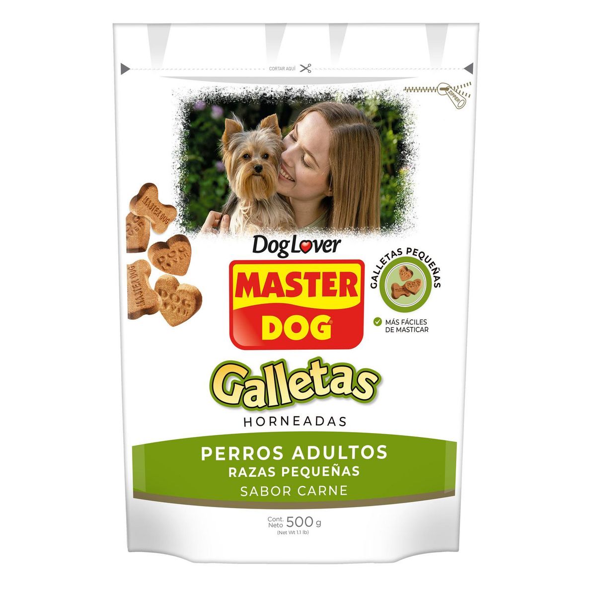 MASTER DOG - Galletas perro adulto raza pequeña 500gr