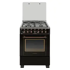 SINDELEN - Cocina a Gas 4 Platos Negro/dorado CH-6850RD