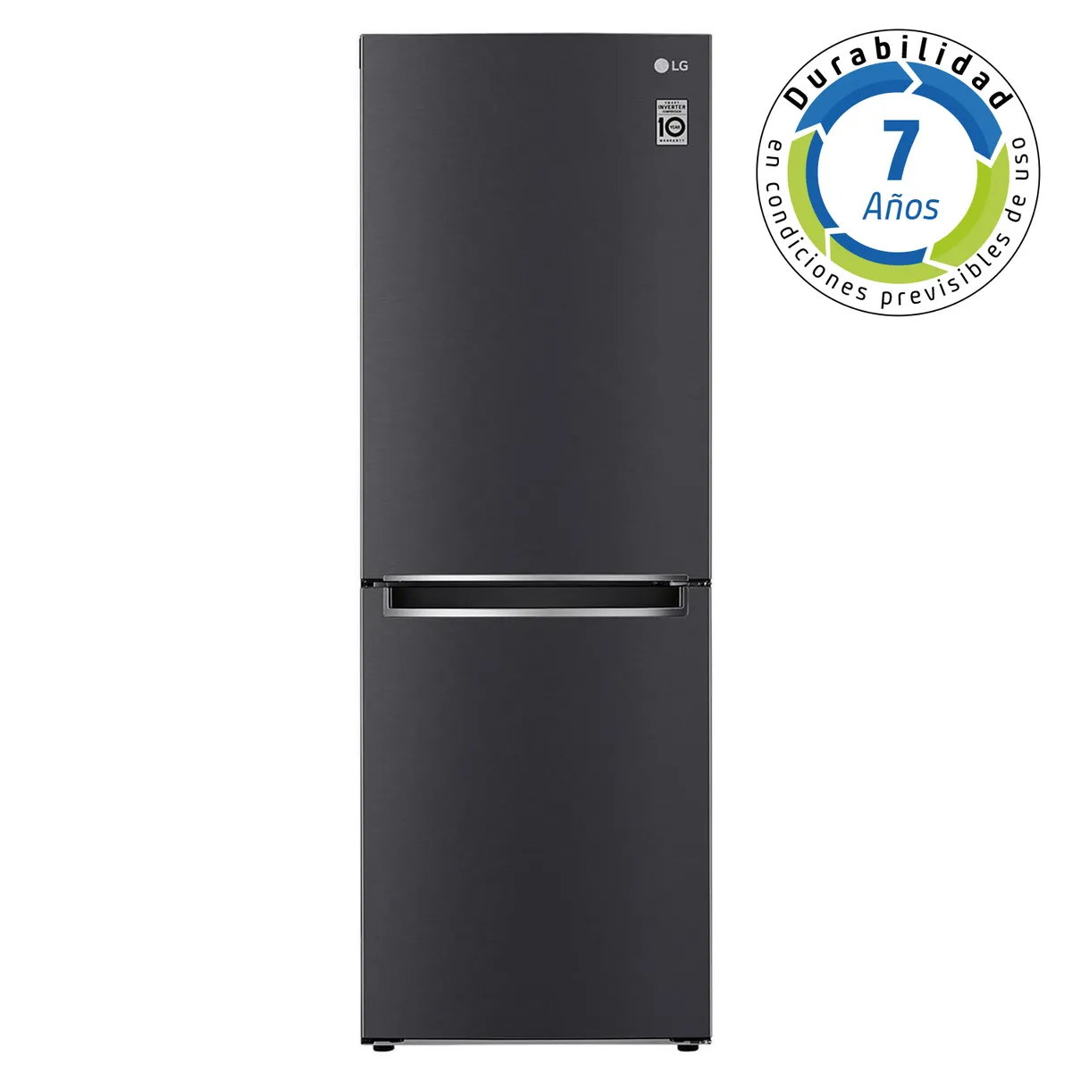 LG - Refrigerador Bottom Freezer No Frost 306 Litros Negro GB33BPT